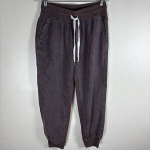 Aerie Women's Medium Brown Elastic Waist Drawstring Tapered Leg Jogger Pants‎